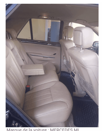 MERCEDES ML ANNÉE 2010 - vitrine 4